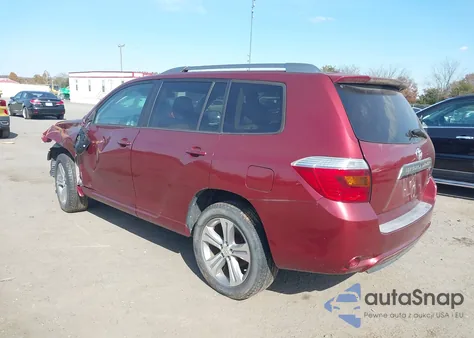 2010 Toyota Highlander Sport V6 z USA, uszkodzony, nr VIN 5TDEK3EH3AS003294